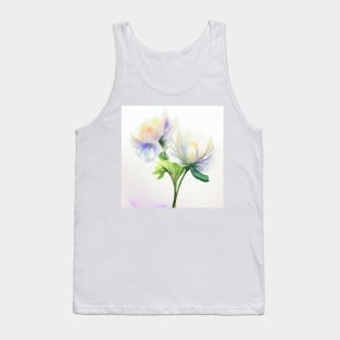 Watercolor Flower - Innocence Tank Top